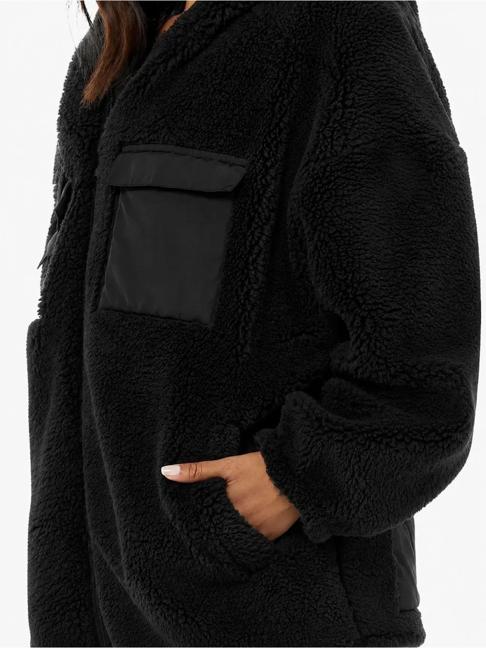 Alo Yoga Cargo Sherpa Jacket Size X Small